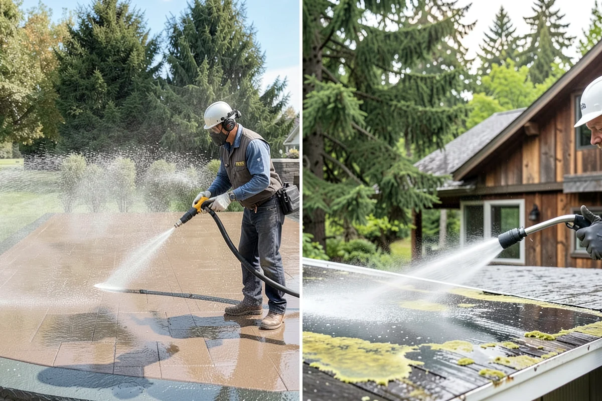 School Exterior Cleaning in Arlington, Snohomish County, WA - Coordinate with facilities for after-hours or break-week access