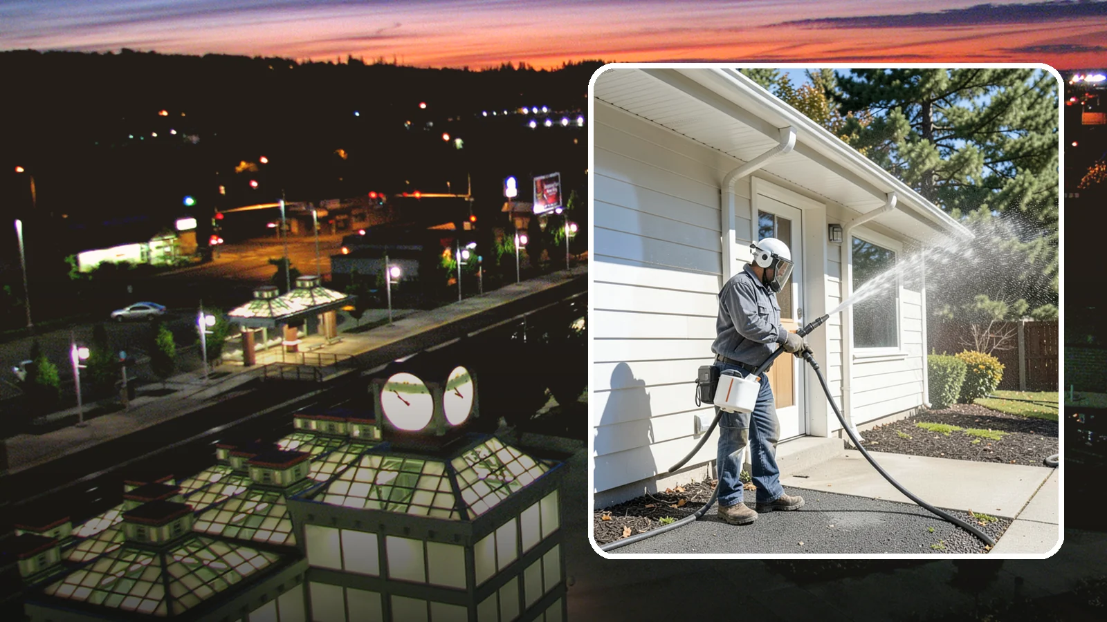 School Exterior Cleaning in Auburn, King County, WA - Safe, thorough exterior cleaning for schools that clears algae, gum, and grime from entrances, breezeways, and play-adjacent...