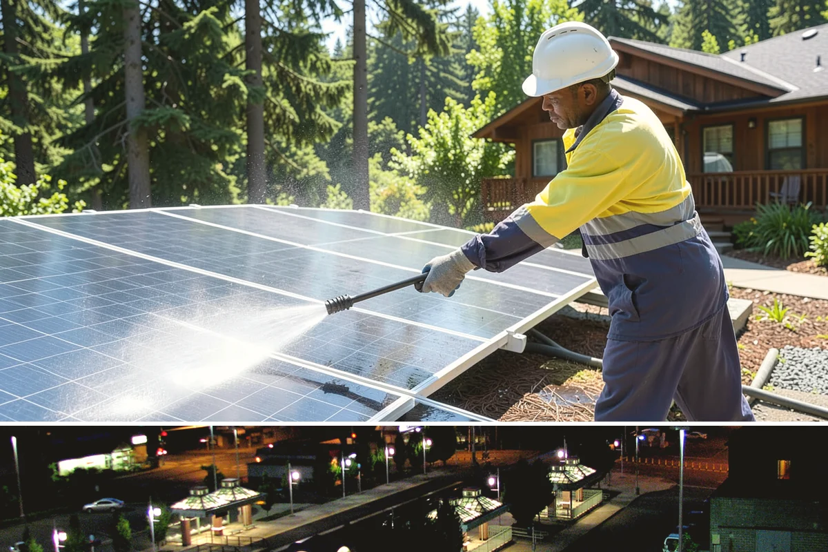 School Exterior Cleaning in Auburn, King County, WA - Summer break is the ideal window for a full-campus wash, with a lighter cleaning over winter break to manage wet-season algae.
