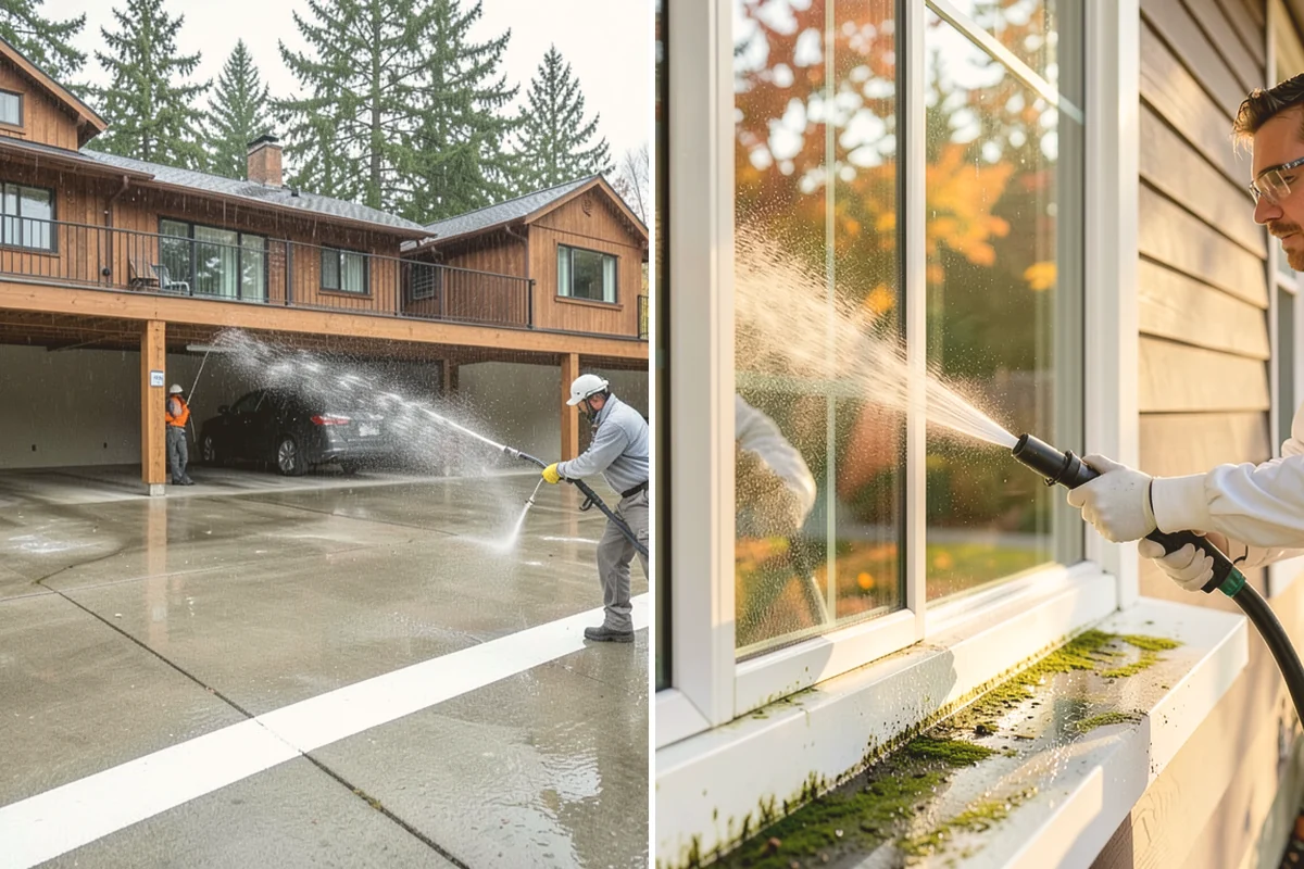 School Exterior Cleaning in Bellevue, King County, WA - Coordinate with facilities for after-hours or break-week access