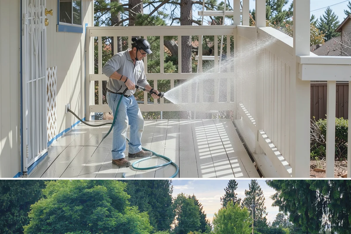 School Exterior Cleaning in Bonney Lake, Pierce County, WA - Summer break is the ideal window for a full-campus wash, with a lighter cleaning over winter break to manage wet-season algae.
