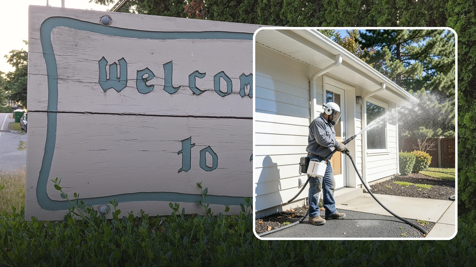 School Exterior Cleaning in Brier, Snohomish County, WA - Safe, thorough exterior cleaning for schools that clears algae, gum, and grime from entrances, breezeways, and play-adjacent...