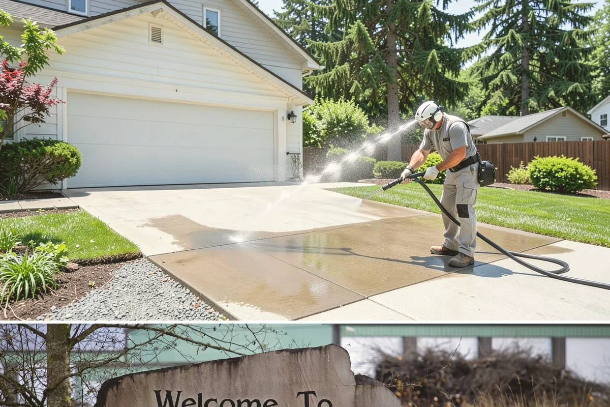 School Exterior Cleaning in Buckley, Pierce County, WA - Summer break is the ideal window for a full-campus wash, with a lighter cleaning over winter break to manage wet-season algae.