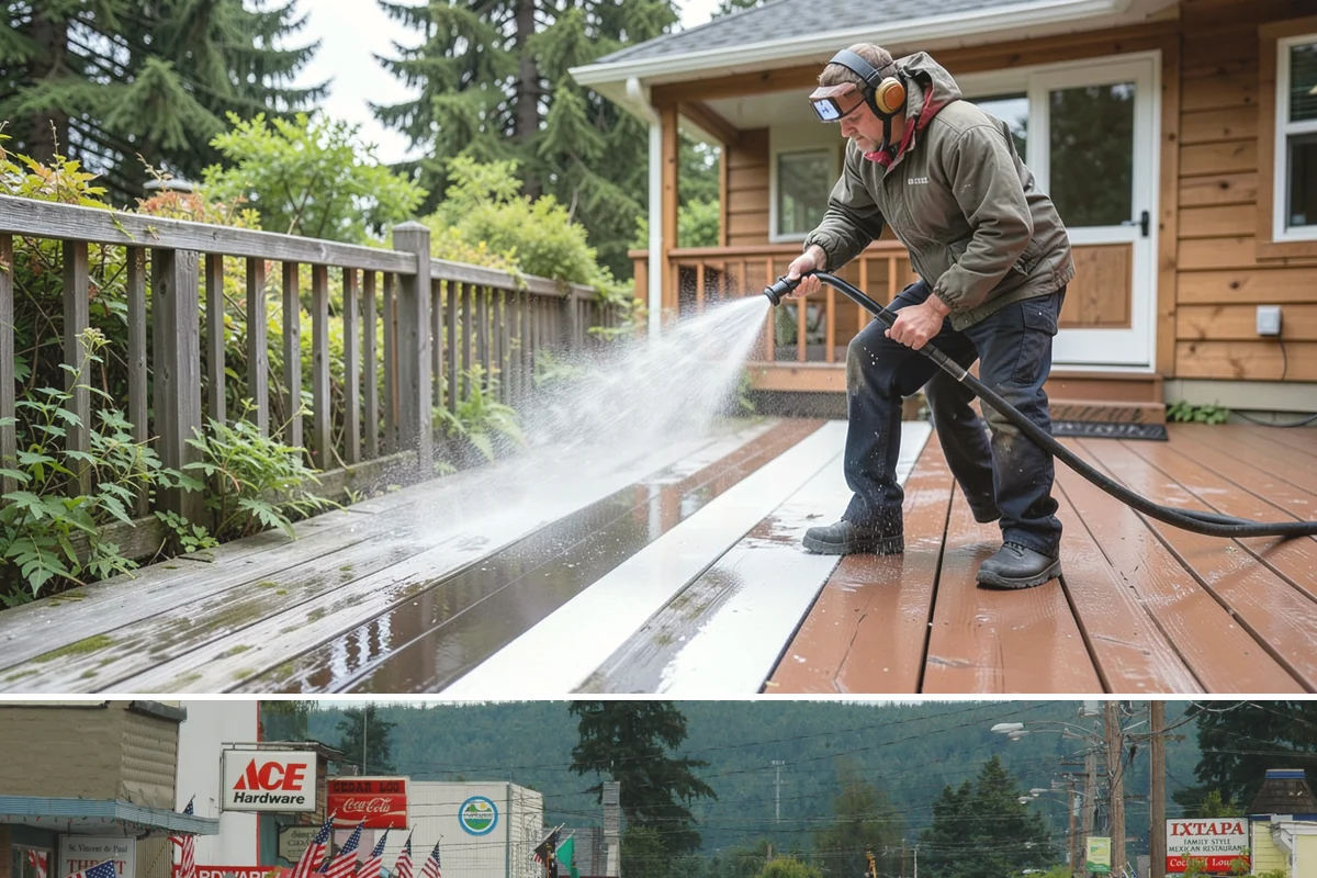 School Exterior Cleaning in Carnation, King County, WA - Summer break is the ideal window for a full-campus wash, with a lighter cleaning over winter break to manage wet-season algae.