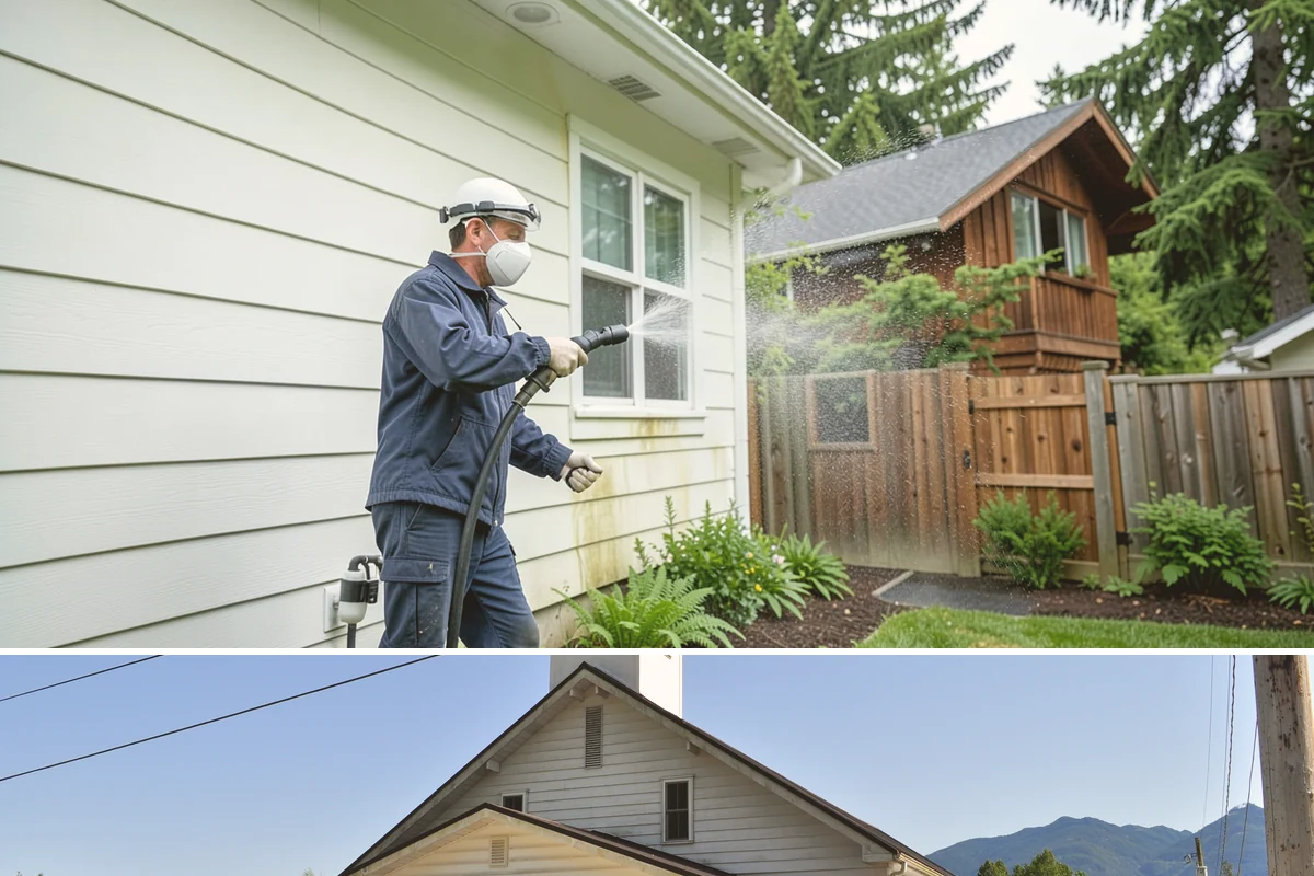 School Exterior Cleaning in Concrete, Skagit County, WA - Summer break is the ideal window for a full-campus wash, with a lighter cleaning over winter break to manage wet-season algae.