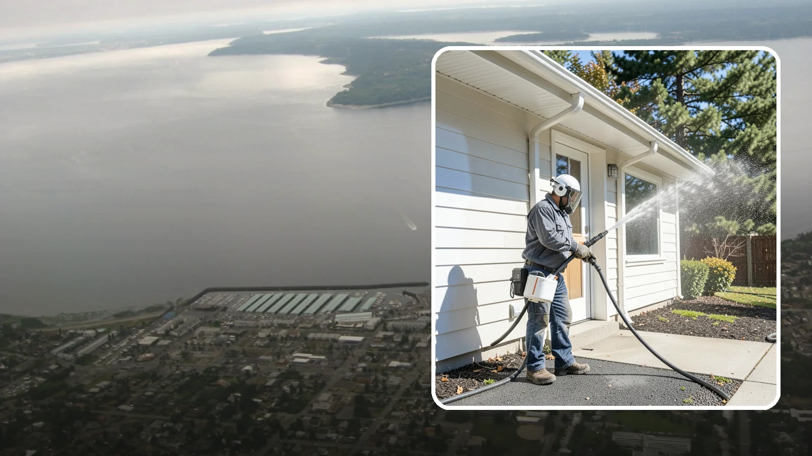 School Exterior Cleaning in Des Moines, King County, WA - Safe, thorough exterior cleaning for schools that clears algae, gum, and grime from entrances, breezeways, and play-adjacent...