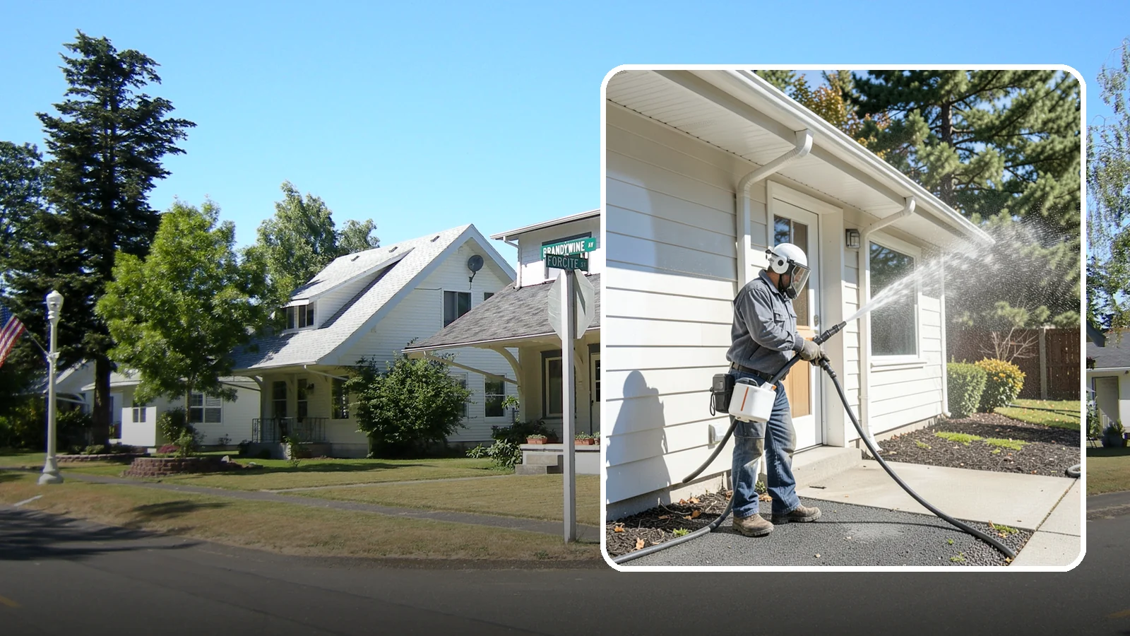 School Exterior Cleaning in DuPont, Pierce County, WA - Safe, thorough exterior cleaning for schools that clears algae, gum, and grime from entrances, breezeways, and play-adjacent...