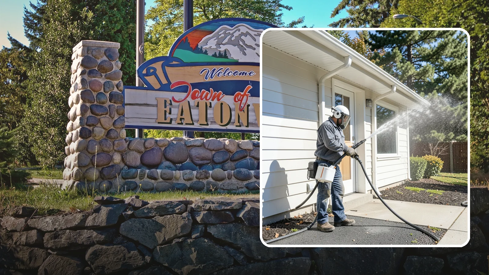 School Exterior Cleaning in Eatonville, Pierce County, WA - Safe, thorough exterior cleaning for schools that clears algae, gum, and grime from entrances, breezeways, and play-adjacent...