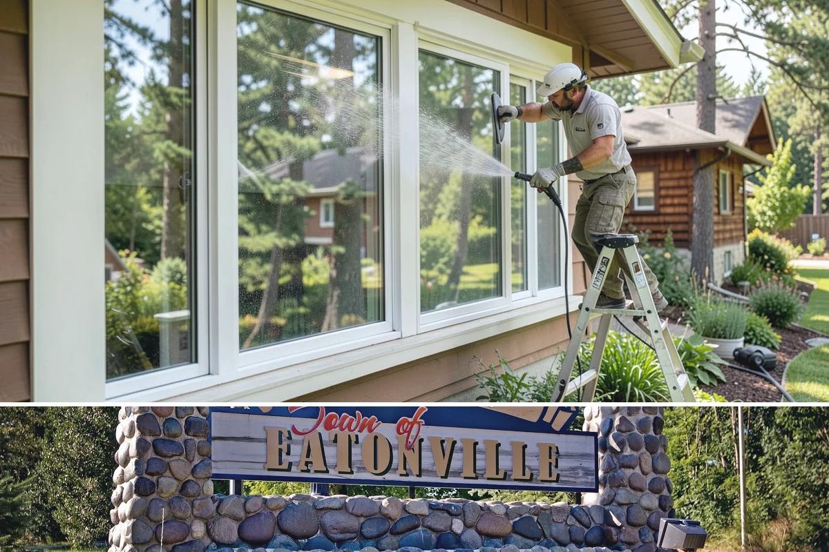 School Exterior Cleaning in Eatonville, Pierce County, WA - Summer break is the ideal window for a full-campus wash, with a lighter cleaning over winter break to manage wet-season algae.
