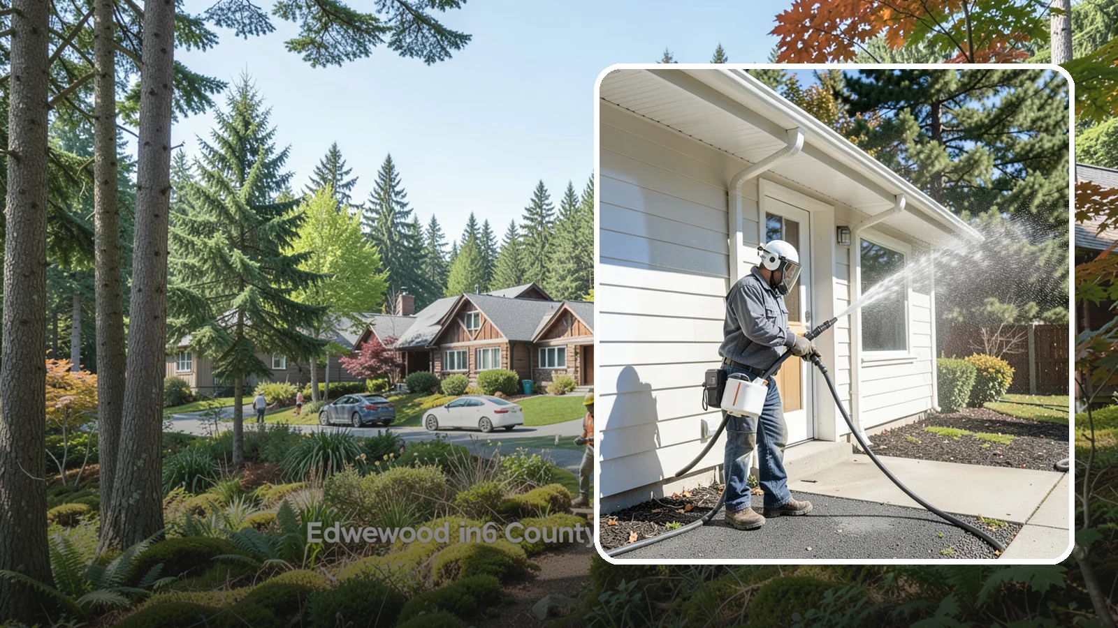 School Exterior Cleaning in Edgewood, Pierce County, WA - Safe, thorough exterior cleaning for schools that clears algae, gum, and grime from entrances, breezeways, and play-adjacent...