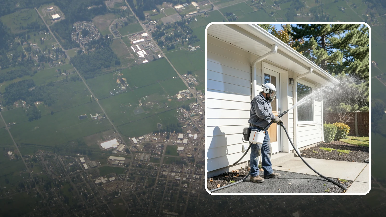 School Exterior Cleaning in Enumclaw, King County, WA - Safe, thorough exterior cleaning for schools that clears algae, gum, and grime from entrances, breezeways, and play-adjacent...