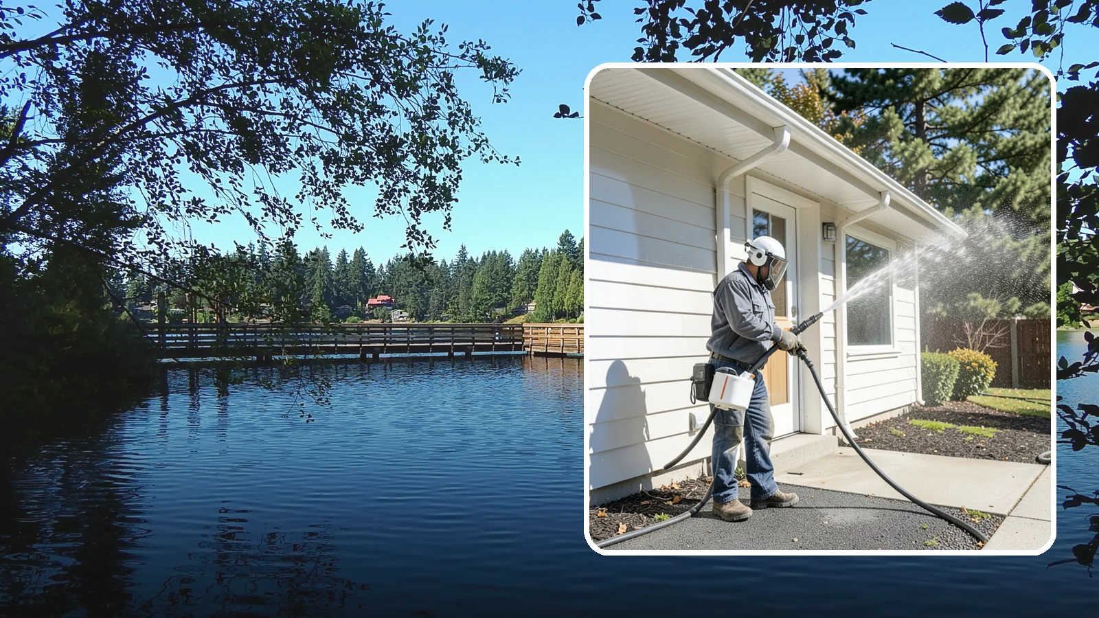 School Exterior Cleaning in Federal Way, King County, WA - Safe, thorough exterior cleaning for schools that clears algae, gum, and grime from entrances, breezeways, and play-adjacent...
