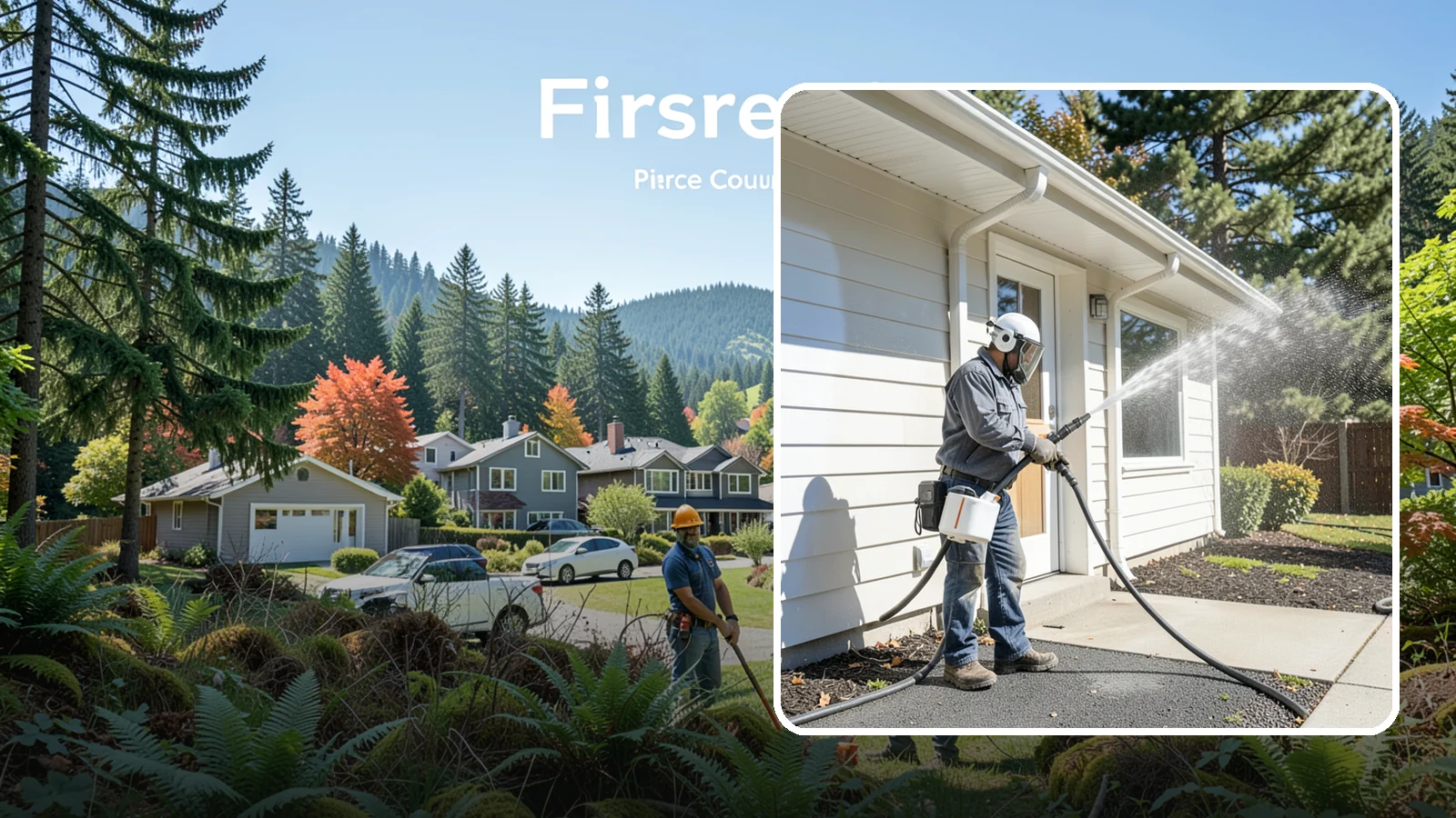 School Exterior Cleaning in Fircrest, Pierce County, WA - Safe, thorough exterior cleaning for schools that clears algae, gum, and grime from entrances, breezeways, and play-adjacent...