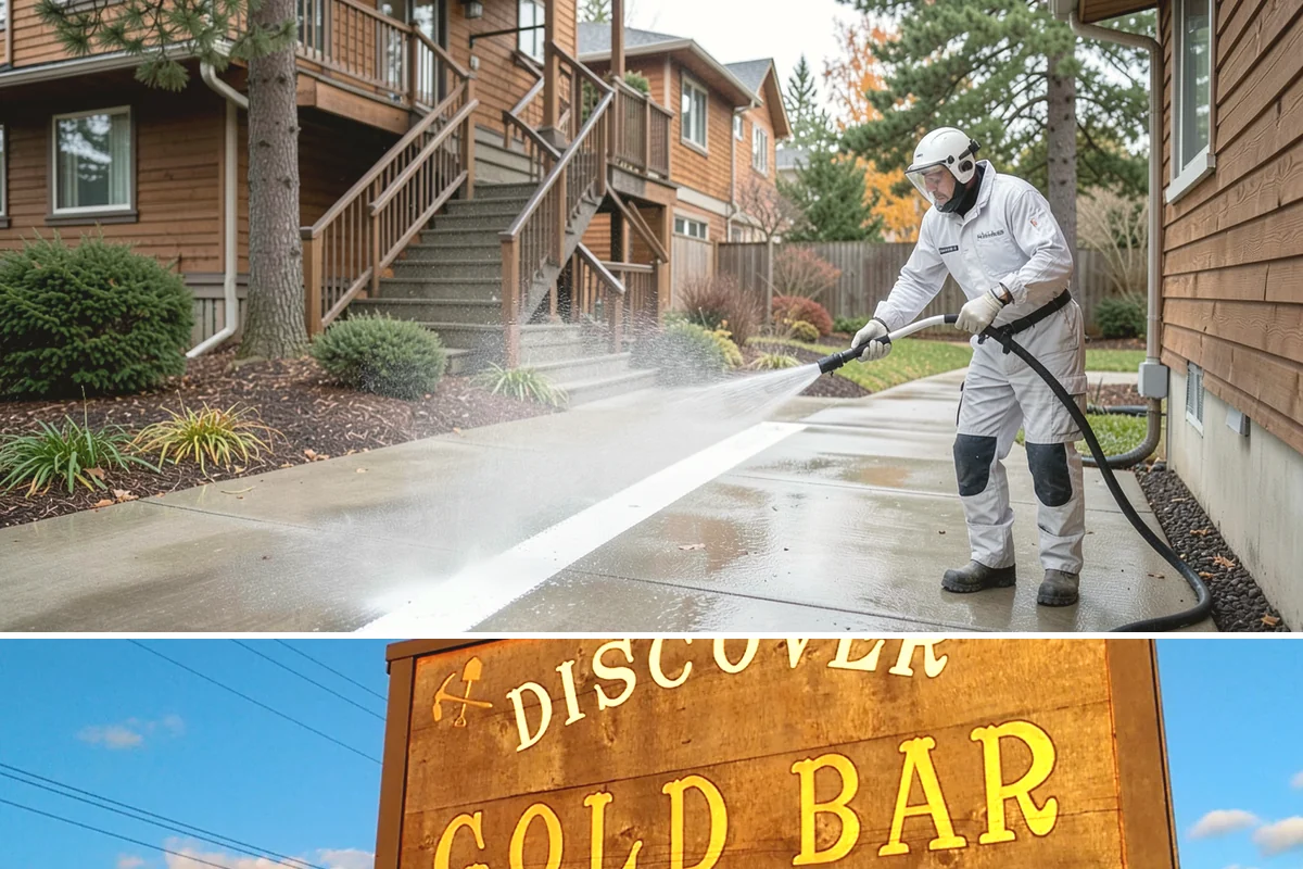 School Exterior Cleaning in Gold Bar, Snohomish County, WA - Summer break is the ideal window for a full-campus wash, with a lighter cleaning over winter break to manage wet-season algae.