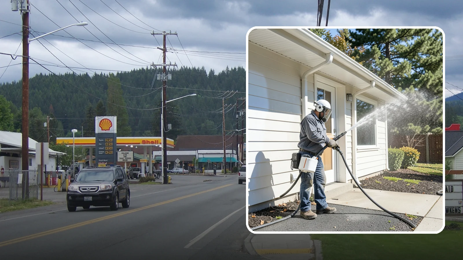 School Exterior Cleaning in Granite Falls, Snohomish County, WA - Safe, thorough exterior cleaning for schools that clears algae, gum, and grime from entrances, breezeways, and play-adjacent...