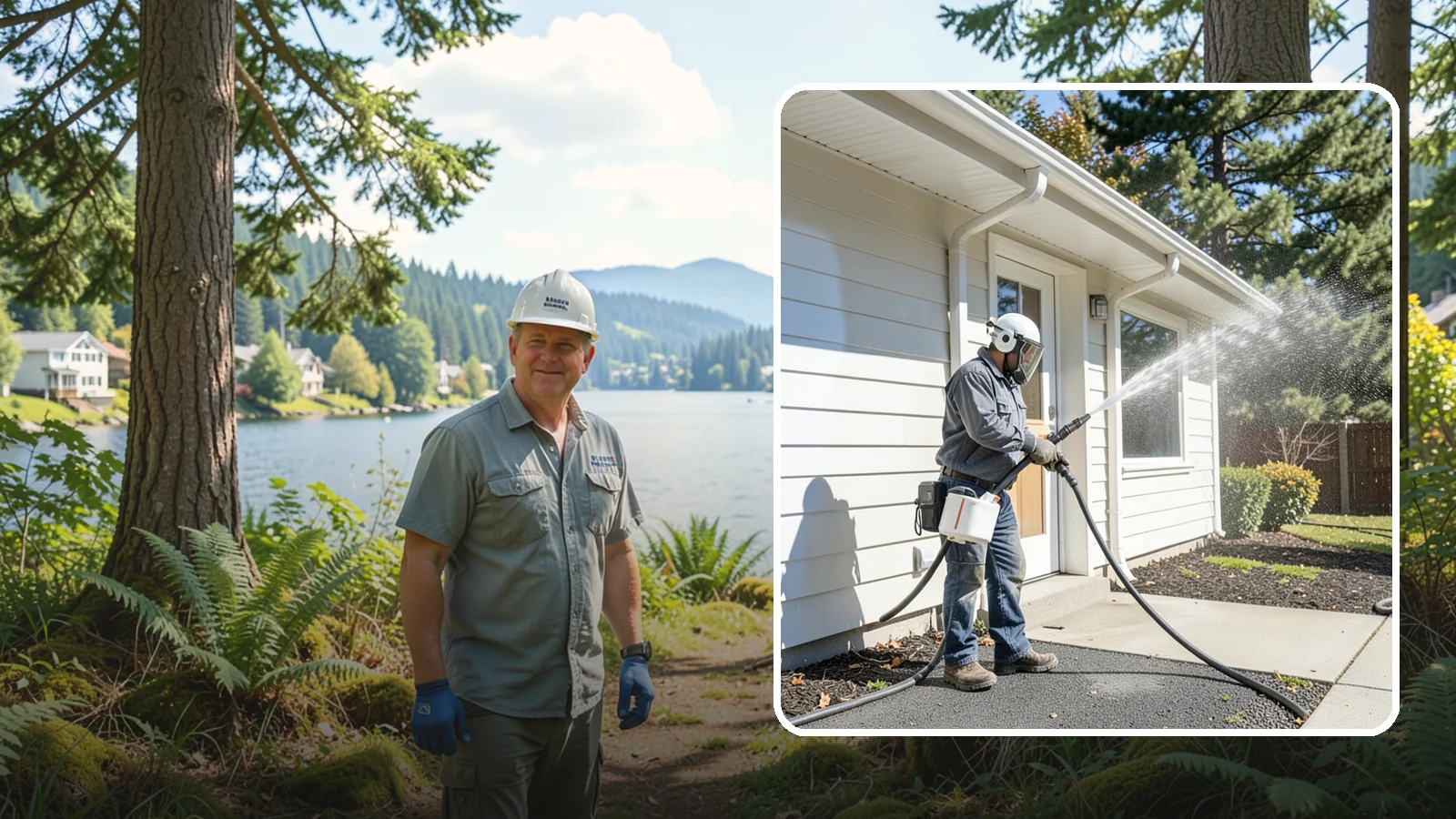 School Exterior Cleaning in Milton, King County, WA - Safe, thorough exterior cleaning for schools that clears algae, gum, and grime from entrances, breezeways, and play-adjacent...