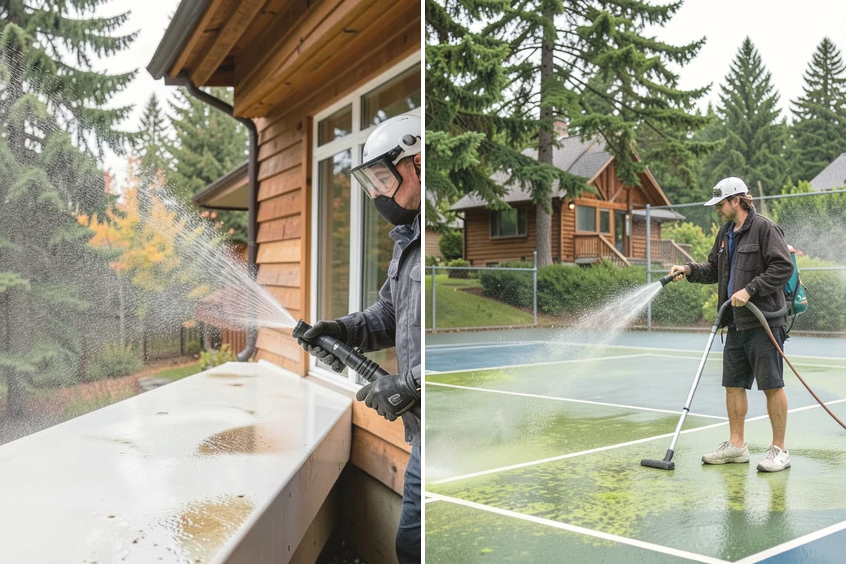 School Exterior Cleaning in Monroe, Snohomish County, WA - Coordinate with facilities for after-hours or break-week access