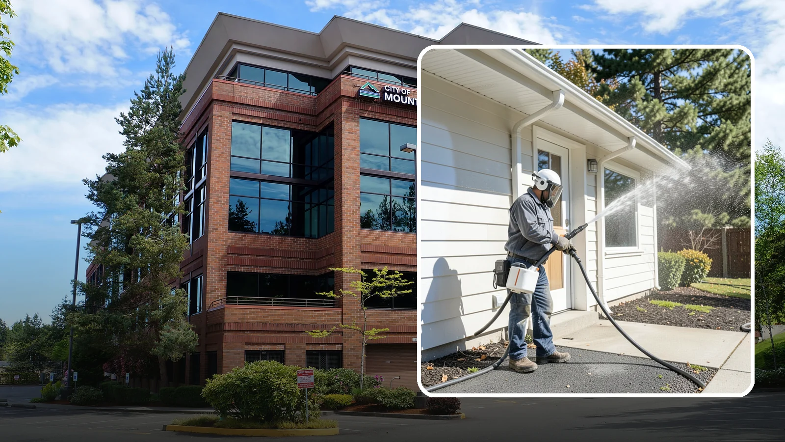 School Exterior Cleaning in Mountlake Terrace, Snohomish County, WA - Safe, thorough exterior cleaning for schools that clears algae, gum, and grime from entrances, breezeways, and play-adjacent...