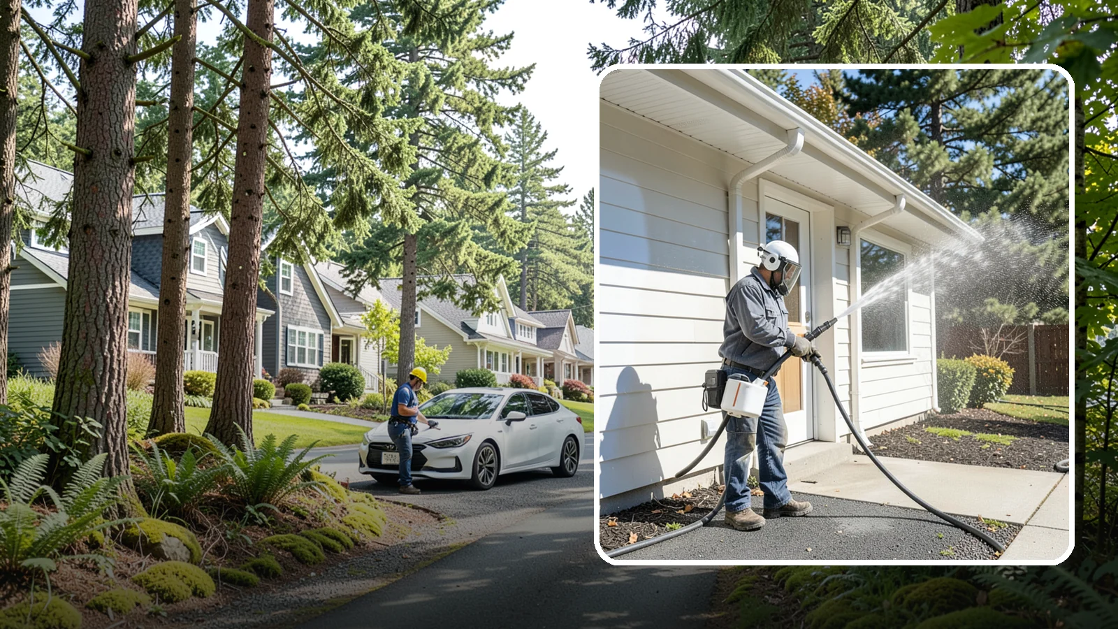 School Exterior Cleaning in Normandy Park, King County, WA - Safe, thorough exterior cleaning for schools that clears algae, gum, and grime from entrances, breezeways, and play-adjacent...