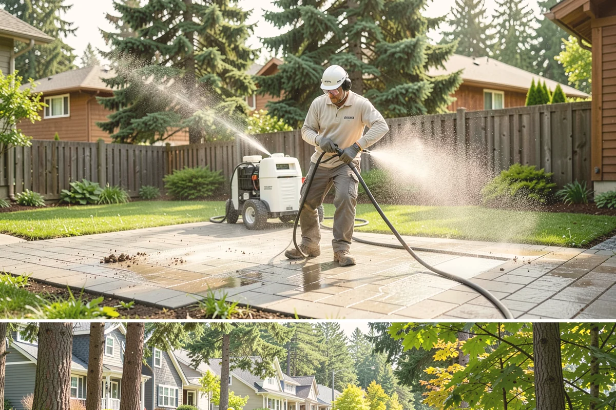 School Exterior Cleaning in Normandy Park, King County, WA - Summer break is the ideal window for a full-campus wash, with a lighter cleaning over winter break to manage wet-season algae.