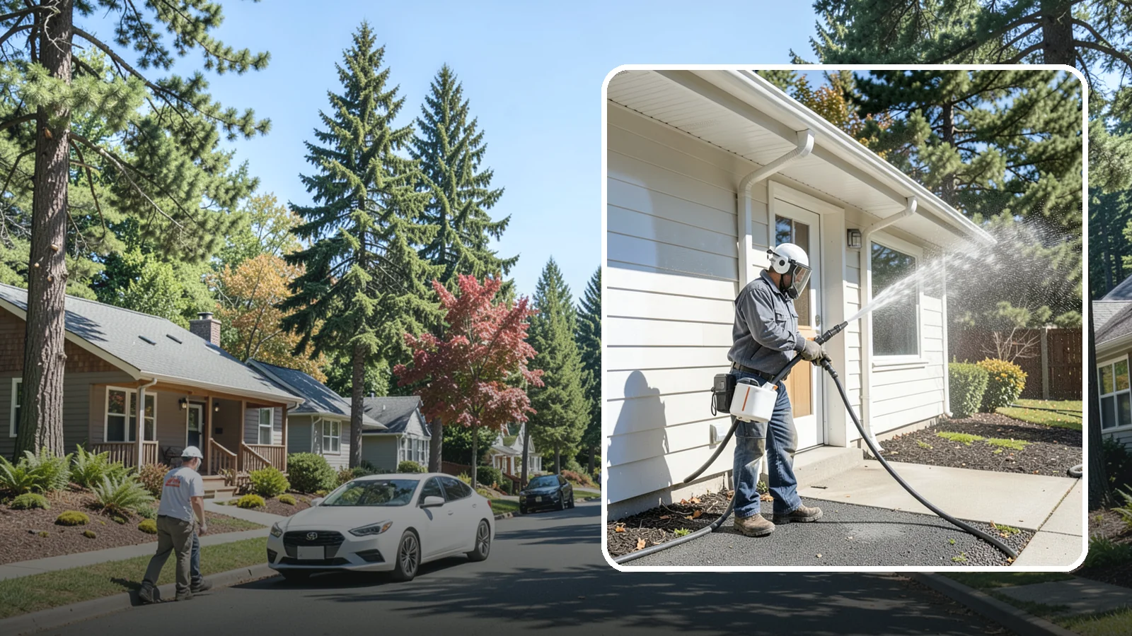 School Exterior Cleaning in Orting, Pierce County, WA - Safe, thorough exterior cleaning for schools that clears algae, gum, and grime from entrances, breezeways, and play-adjacent...
