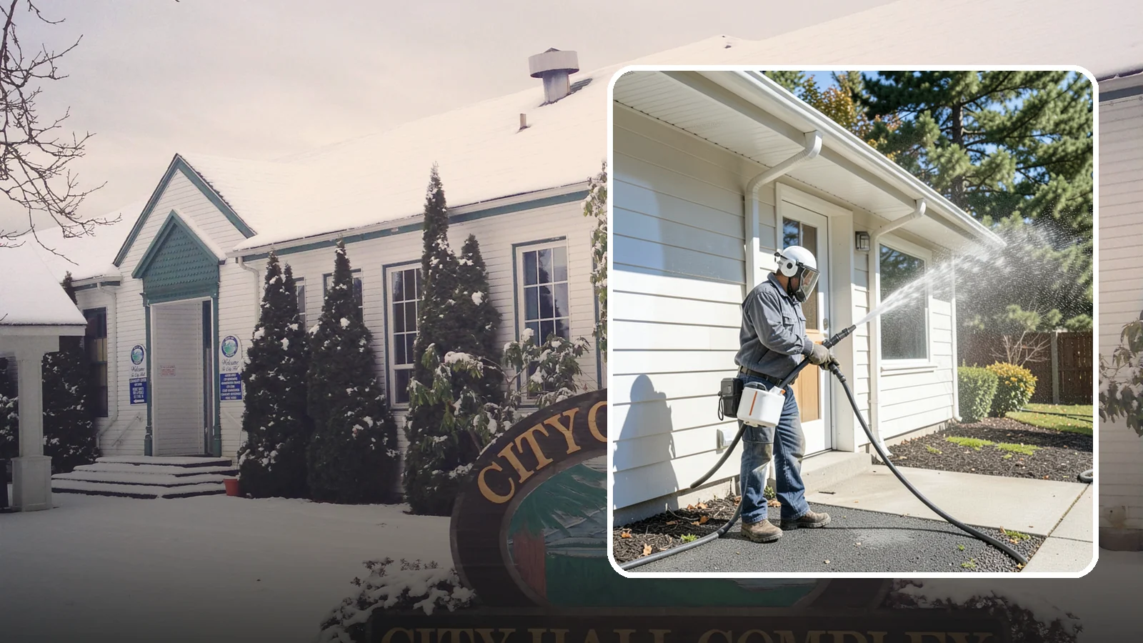 School Exterior Cleaning in Pacific, King County, WA - Safe, thorough exterior cleaning for schools that clears algae, gum, and grime from entrances, breezeways, and play-adjacent...