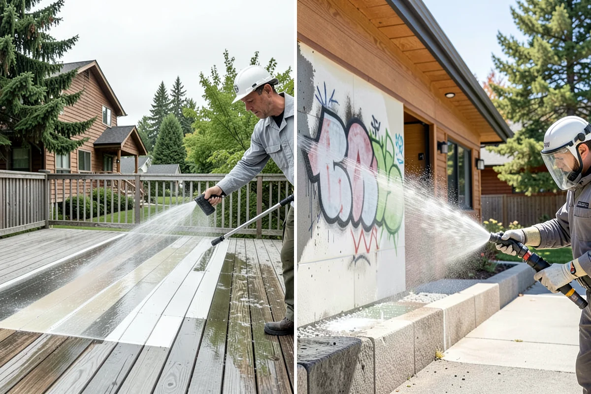 School Exterior Cleaning in Puyallup, Pierce County, WA - Coordinate with facilities for after-hours or break-week access
