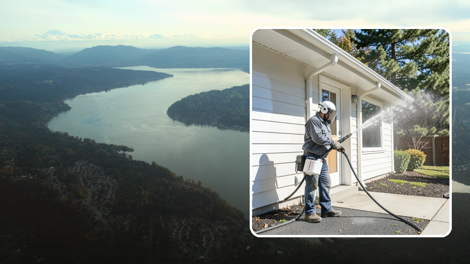 School Exterior Cleaning in Sammamish, King County, WA - Safe, thorough exterior cleaning for schools that clears algae, gum, and grime from entrances, breezeways, and play-adjacent...