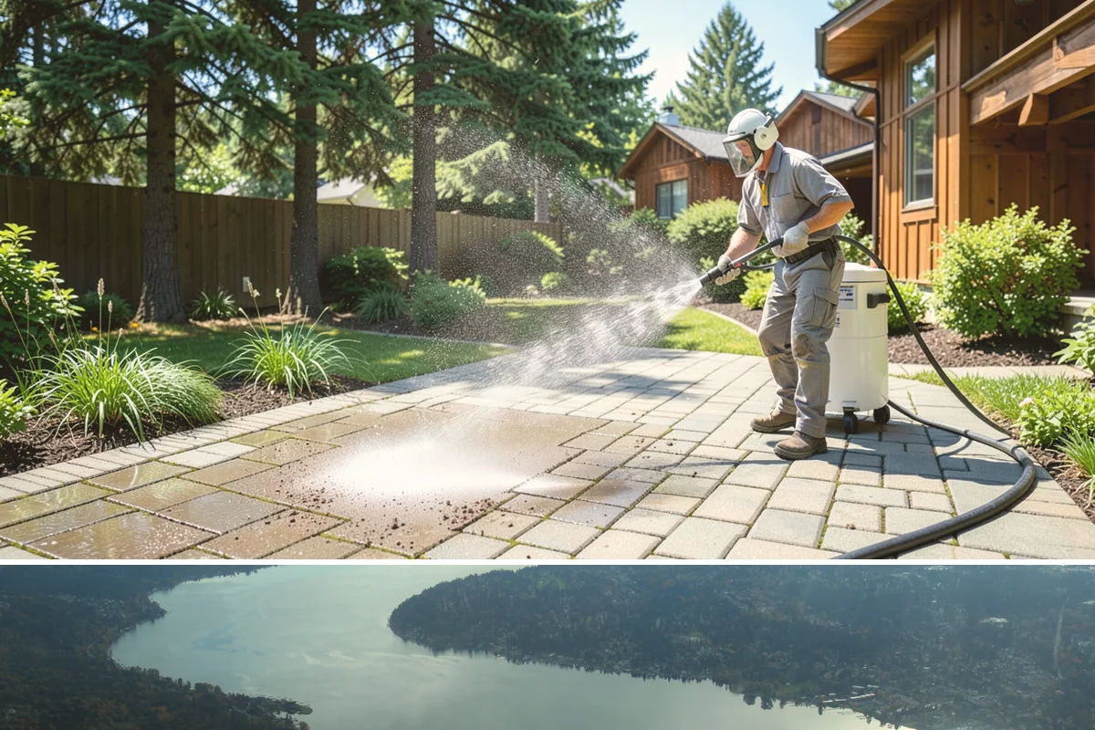School Exterior Cleaning in Sammamish, King County, WA - Summer break is the ideal window for a full-campus wash, with a lighter cleaning over winter break to manage wet-season algae.