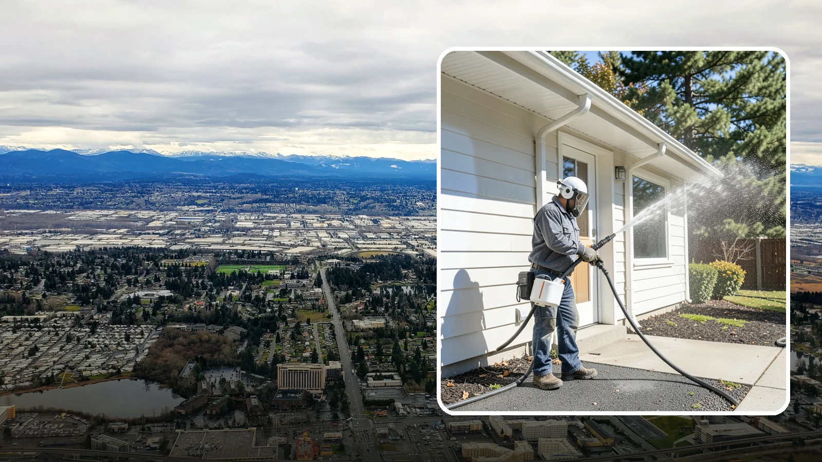 School Exterior Cleaning in SeaTac, King County, WA - Safe, thorough exterior cleaning for schools that clears algae, gum, and grime from entrances, breezeways, and play-adjacent...