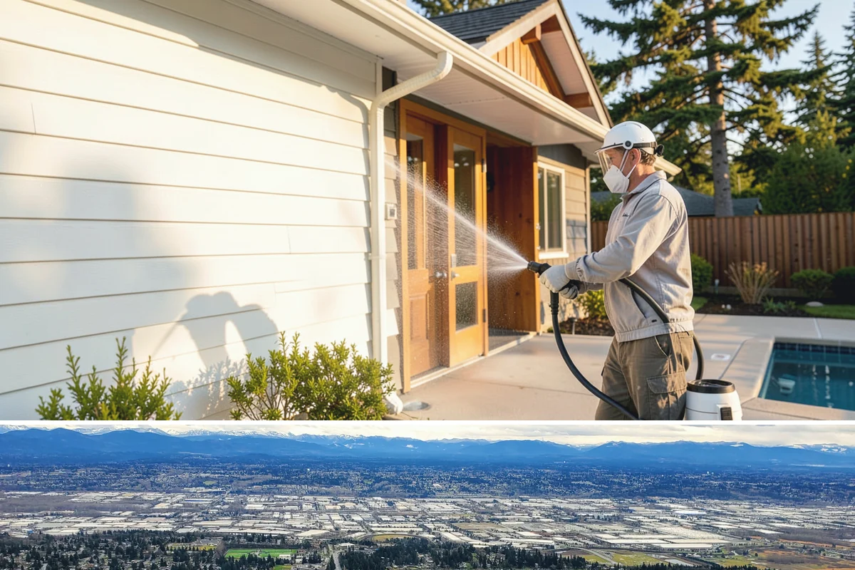 School Exterior Cleaning in SeaTac, King County, WA - Summer break is the ideal window for a full-campus wash, with a lighter cleaning over winter break to manage wet-season algae.