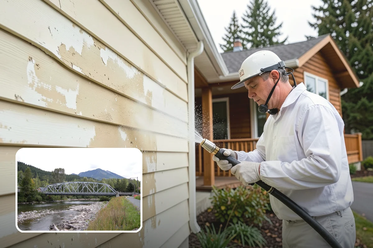 School Exterior Cleaning in Skykomish, King County, WA - Removes slick algae from breezeways and covered walkways