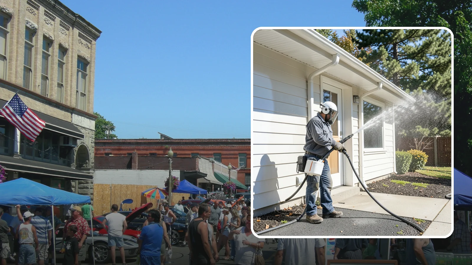 School Exterior Cleaning in Snohomish, Snohomish County, WA - Safe, thorough exterior cleaning for schools that clears algae, gum, and grime from entrances, breezeways, and play-adjacent...