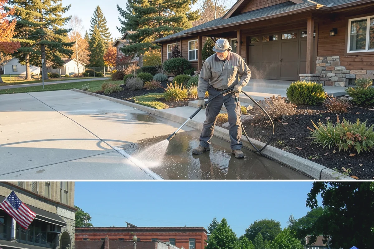 School Exterior Cleaning in Snohomish, Snohomish County, WA - Summer break is the ideal window for a full-campus wash, with a lighter cleaning over winter break to manage wet-season algae.