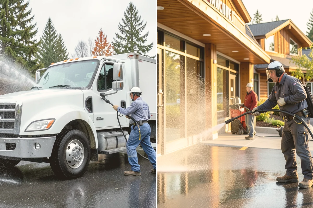 School Exterior Cleaning in Stanwood, Snohomish County, WA - Coordinate with facilities for after-hours or break-week access