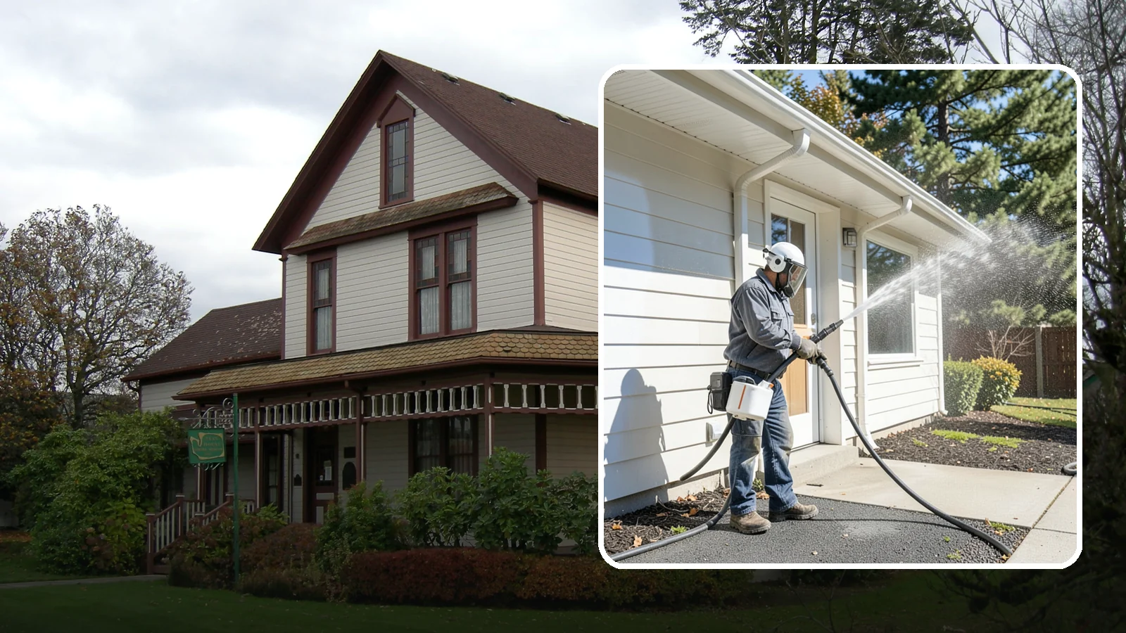 School Exterior Cleaning in Sumner, Pierce County, WA - Safe, thorough exterior cleaning for schools that clears algae, gum, and grime from entrances, breezeways, and play-adjacent...