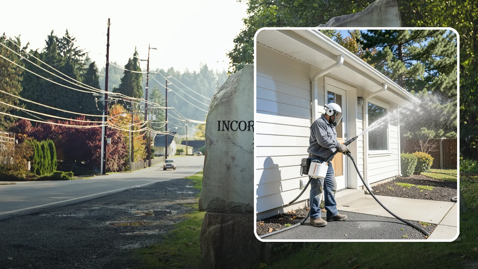 School Exterior Cleaning in Wilkeson, Pierce County, WA - Safe, thorough exterior cleaning for schools that clears algae, gum, and grime from entrances, breezeways, and play-adjacent...