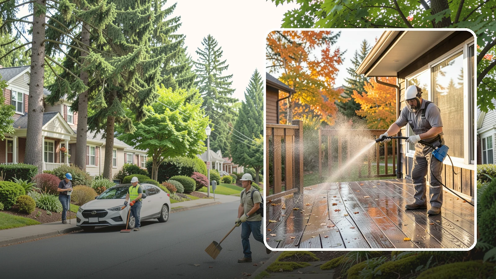 Screen Cleaning in Beaux Arts Village, King County, WA - Careful cleaning of window screens that removes the pollen, dust, and mildew our damp air packs into the mesh.