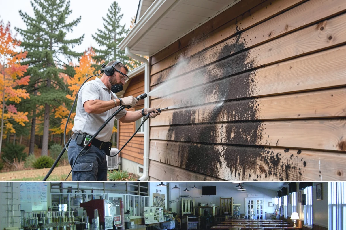 Screen Cleaning in Black Diamond, King County, WA - Clean screens in late spring after the heaviest pollen season loads them with residue.