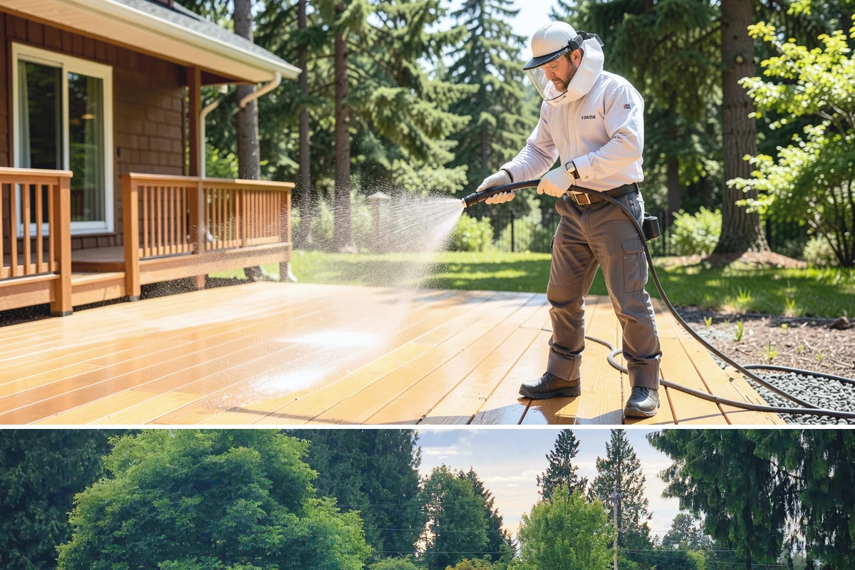 Screen Cleaning in Bonney Lake, Pierce County, WA - Clean screens in late spring after the heaviest pollen season loads them with residue.