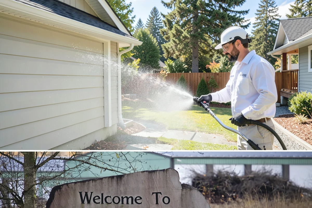 Screen Cleaning in Buckley, Pierce County, WA - Clean screens in late spring after the heaviest pollen season loads them with residue.