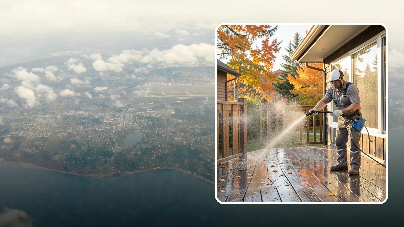 Screen Cleaning in Burien, King County, WA - Careful cleaning of window screens that removes the pollen, dust, and mildew our damp air packs into the mesh.