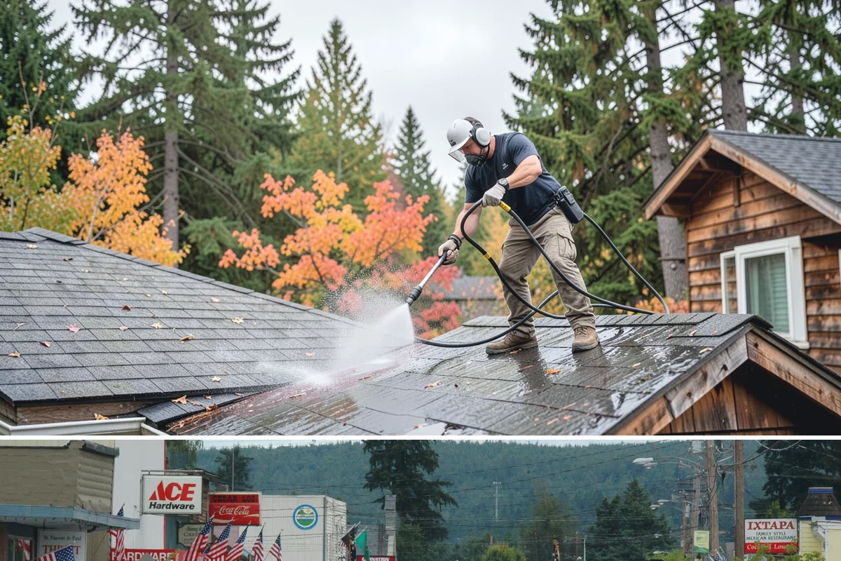 Screen Cleaning in Carnation, King County, WA - Clean screens in late spring after the heaviest pollen season loads them with residue.