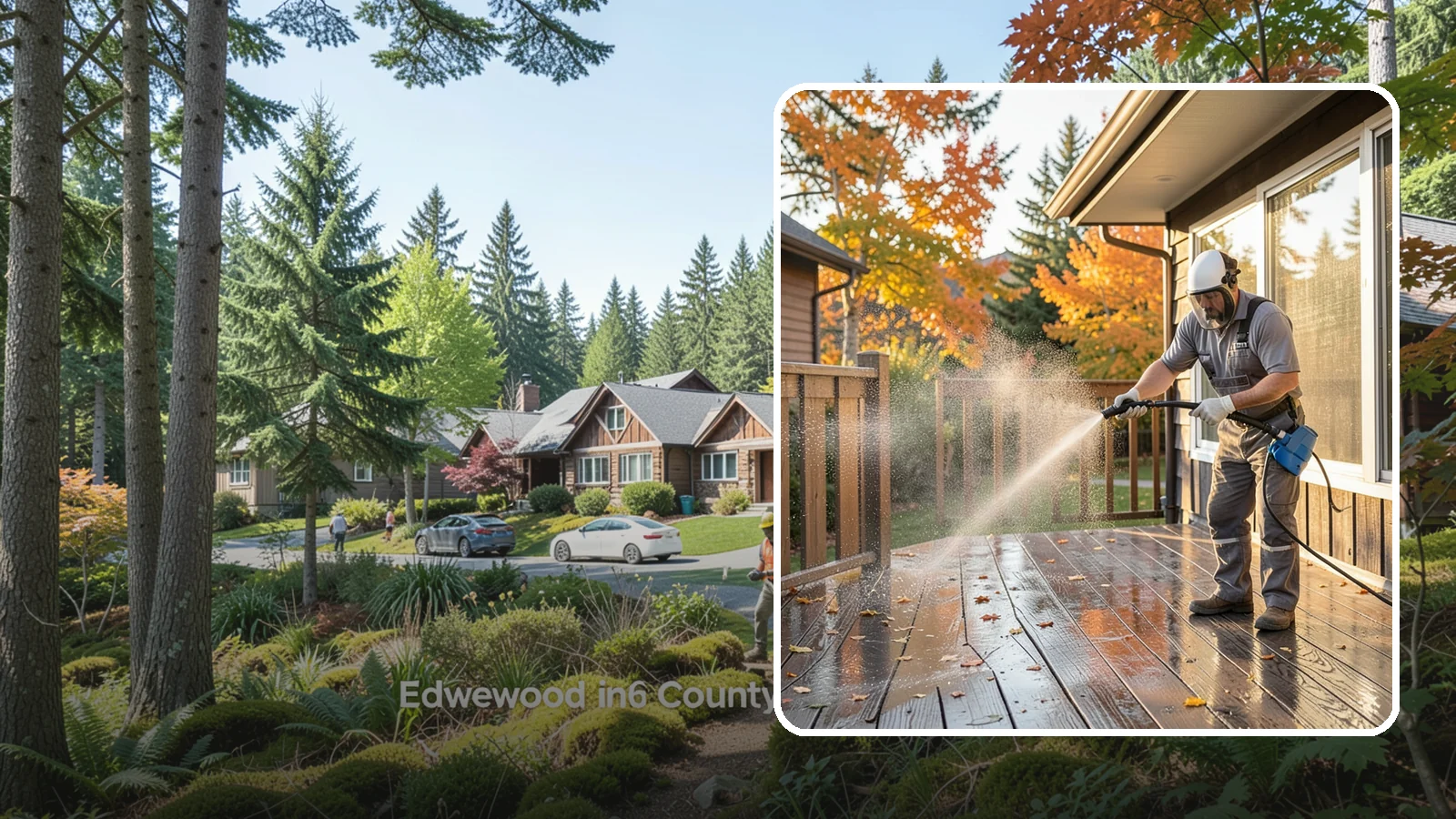 Screen Cleaning in Edgewood, Pierce County, WA - Careful cleaning of window screens that removes the pollen, dust, and mildew our damp air packs into the mesh.
