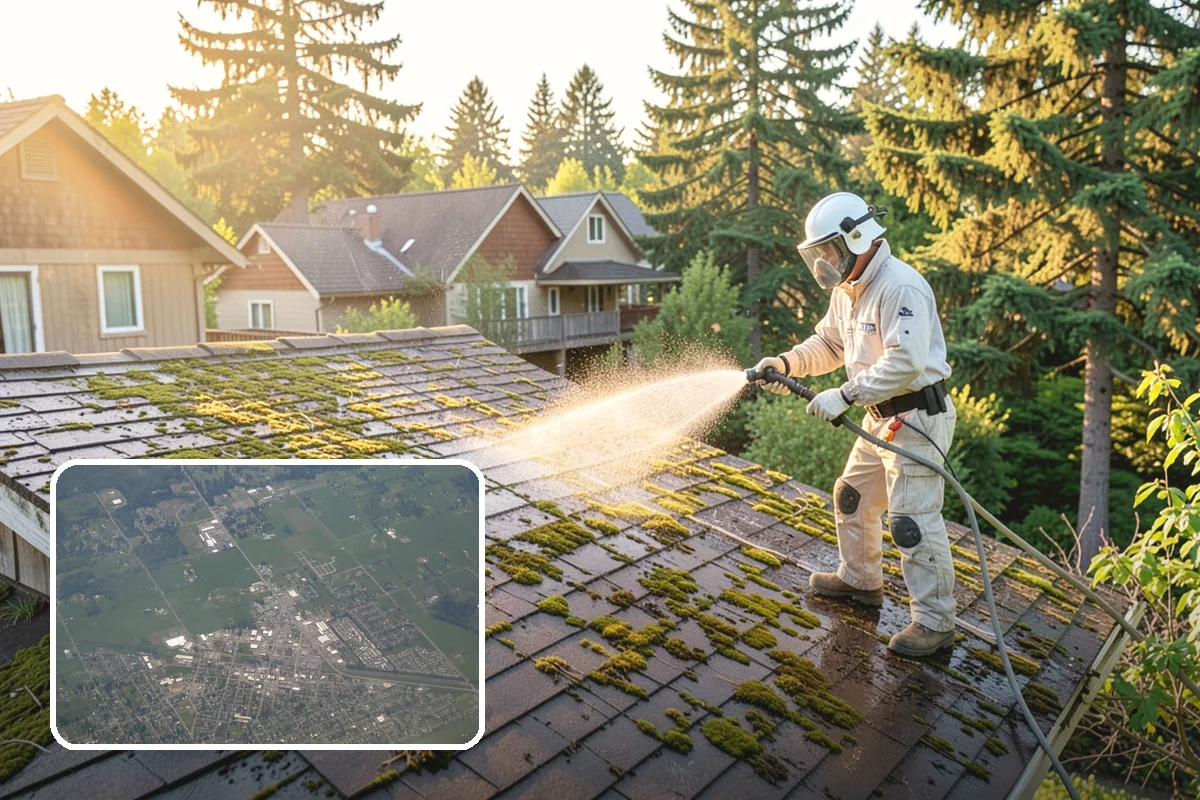 Screen Cleaning in Enumclaw, King County, WA - Removes trapped pollen, dust, and mildew from the mesh