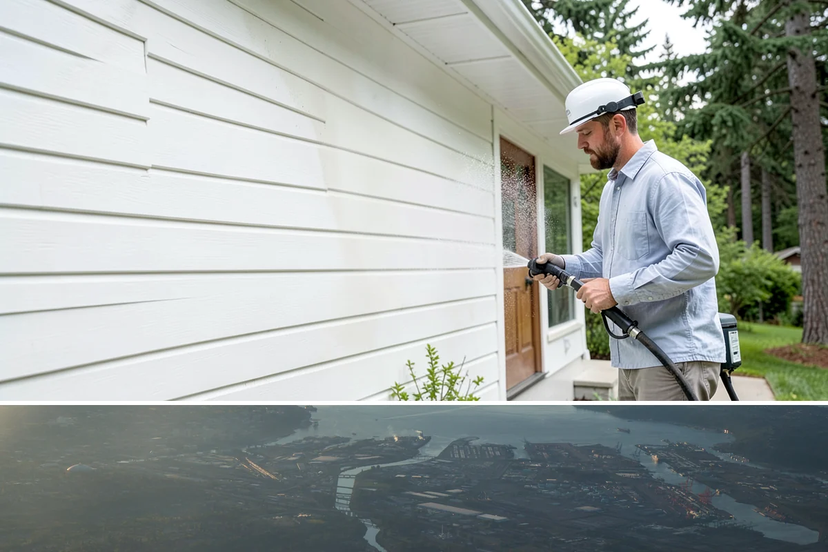 Screen Cleaning in Fife, Pierce County, WA - Clean screens in late spring after the heaviest pollen season loads them with residue.