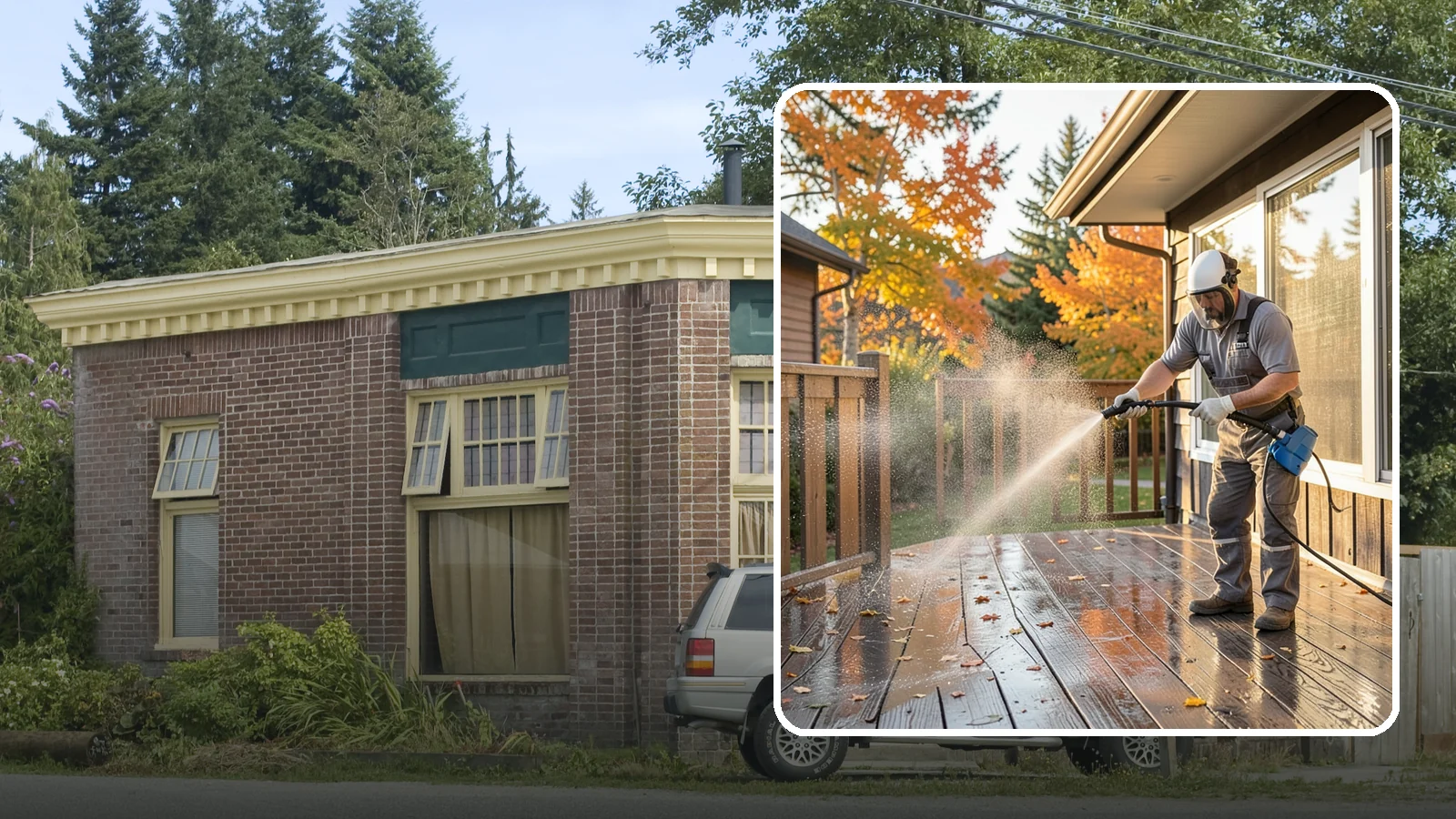 Screen Cleaning in Hamilton, Skagit County, WA - Careful cleaning of window screens that removes the pollen, dust, and mildew our damp air packs into the mesh.