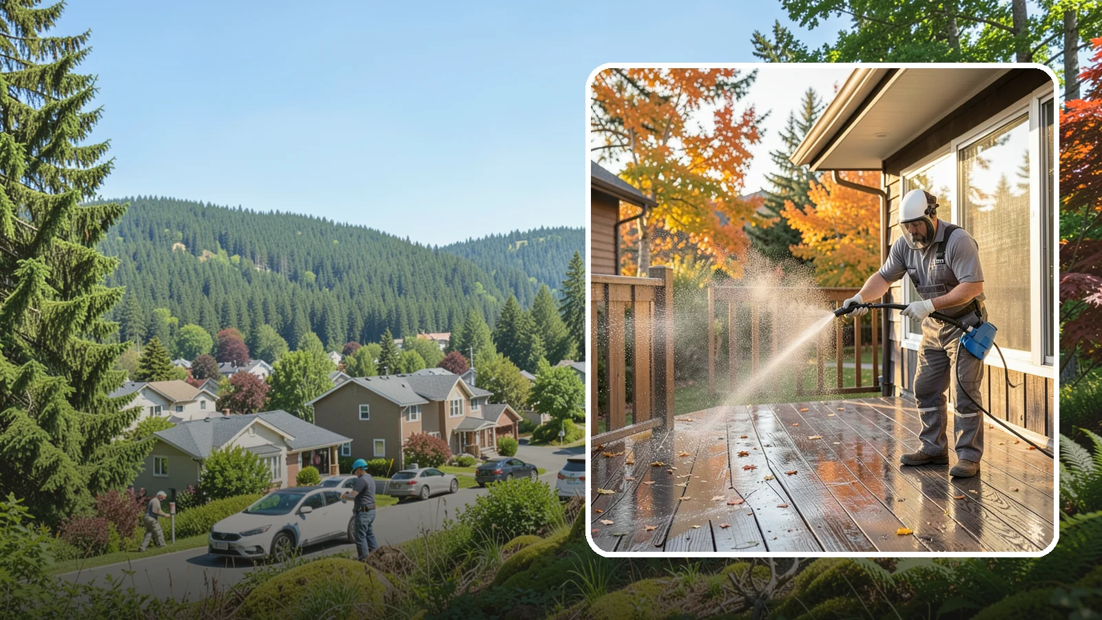 Screen Cleaning in Index, Snohomish County, WA - Careful cleaning of window screens that removes the pollen, dust, and mildew our damp air packs into the mesh.