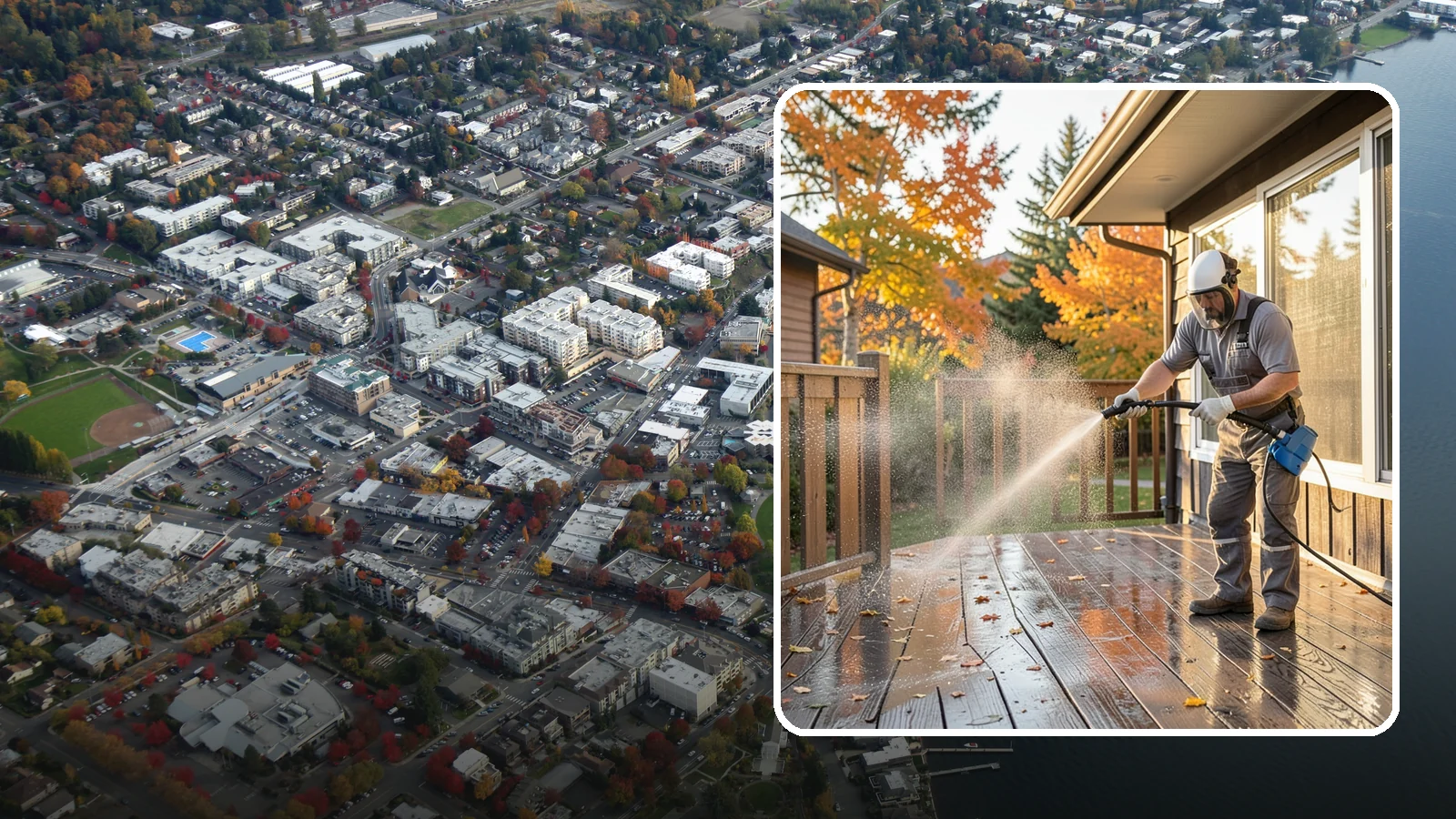 Screen Cleaning in Kirkland, King County, WA - Careful cleaning of window screens that removes the pollen, dust, and mildew our damp air packs into the mesh.