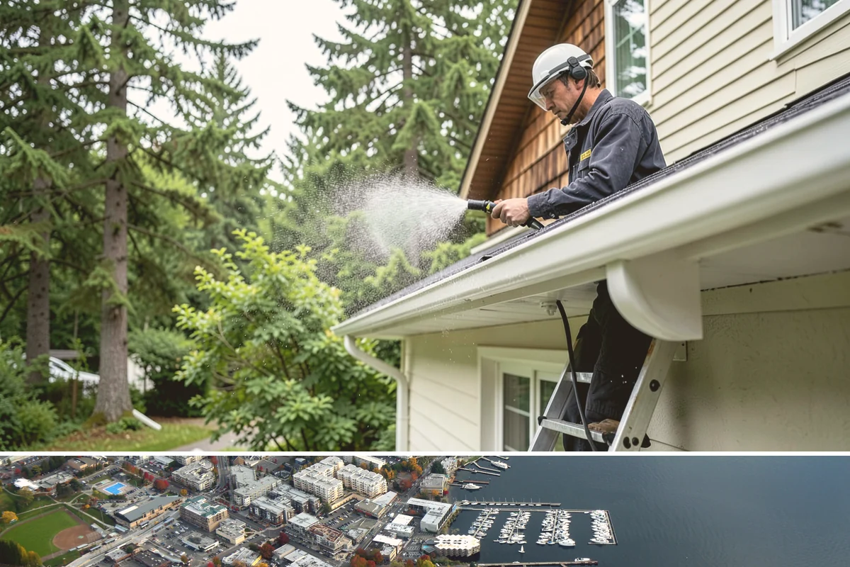 Screen Cleaning in Kirkland, King County, WA - Clean screens in late spring after the heaviest pollen season loads them with residue.
